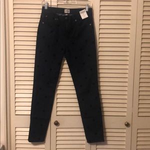 NWT J. Crew polka dot jeans
